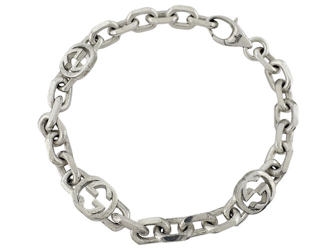 Bracciale con ciondoli Gucci in argento