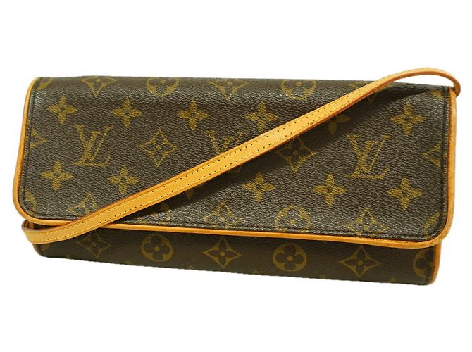 Louis Vuitton Monogram Pochette Twin GM Shoulder Bag