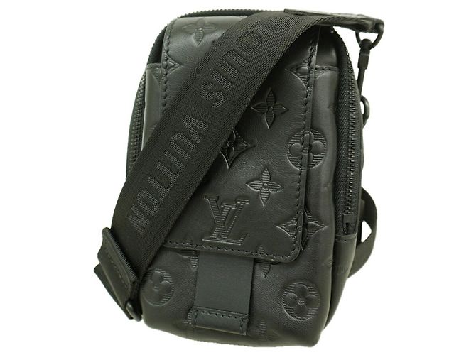 Borsa doppia per telefono Louis Vuitton Monogram Shadow