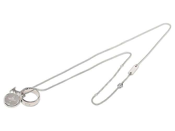 Colar com Pendente Monogram Silver Louis Vuitton