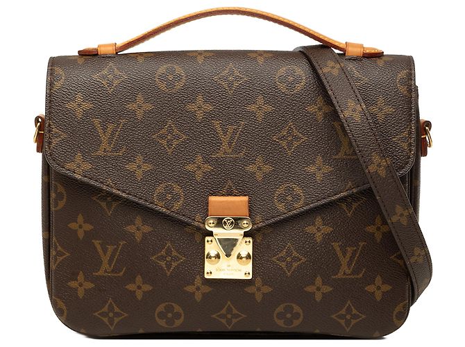 Louis Vuitton Brown Monogram Pochette Metis