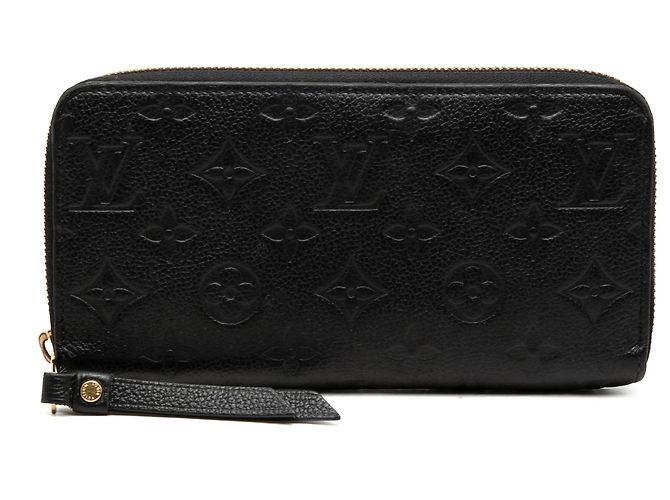 Cartera Zippy Long Louis Vuitton Monogram Empreinte Negra