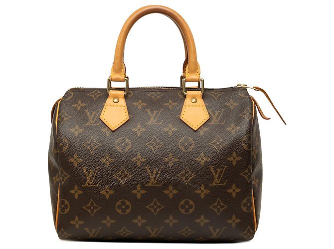 Louis Vuitton Brown Monogram Speedy 25