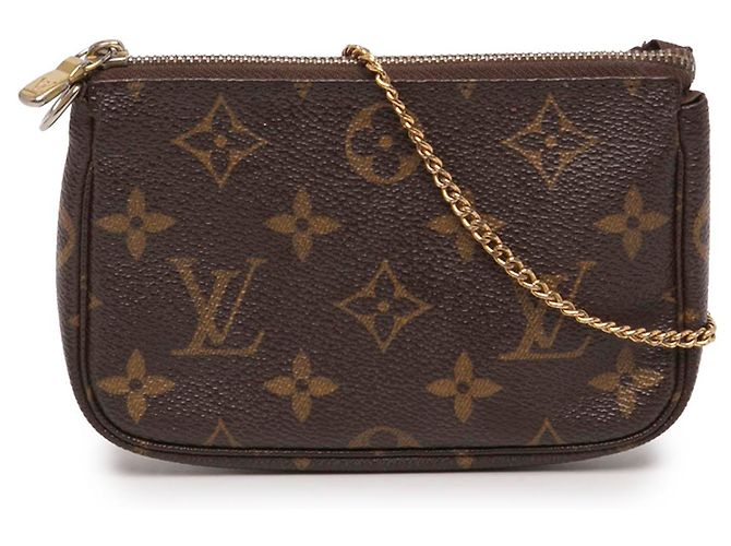 Louis Vuitton Brown Monogram Mini Pochette Accessoires