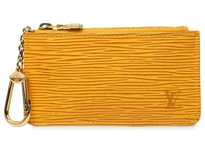 Louis Vuitton Yellow Epi Key Pouch