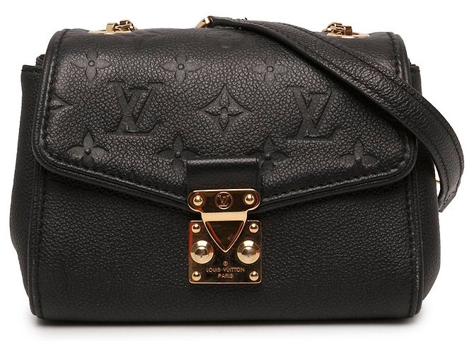 Louis Vuitton Black Monogram Empreinte Saint Germain BB