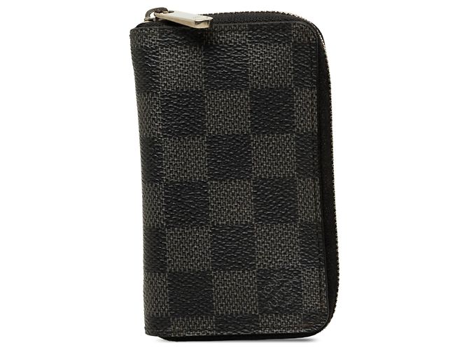 Portamonete Zippy Louis Vuitton Damier Graphite Nero