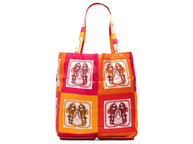 Hermès Orange Brides de Gala Silky Pop Tote