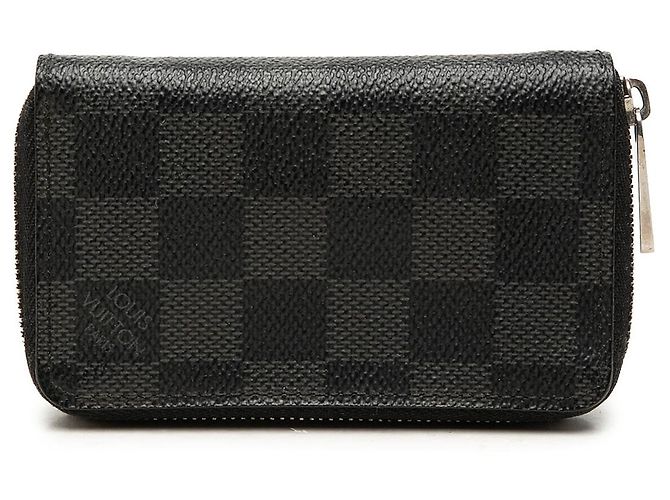 Portamonete Zippy Louis Vuitton Damier Graphite Nero