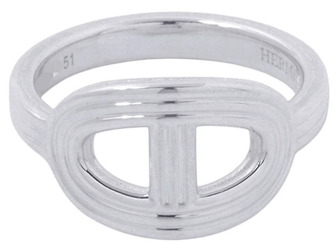 Chaîne d'ancre Hermès Hermes Chaine d'Ancre 24 Silver Ring