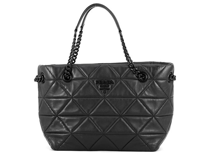 Borsa a spalla con catena Prada