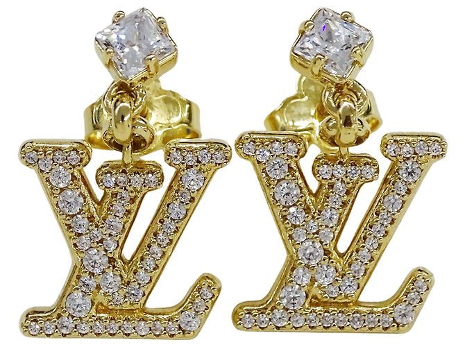 Orecchini a lobo Louis Vuitton Gold
