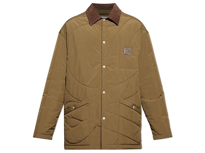 Jaqueta acolchoada Loewe verde oversized