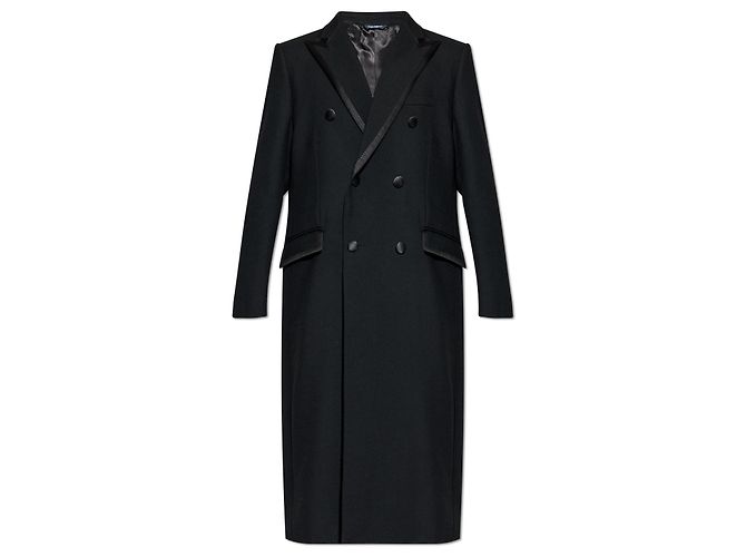 Dolce & Gabbana Wool coat with single vent