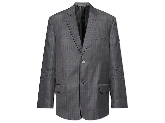 Balenciaga Wool blazer with pinstripe pattern