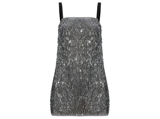Dolce & Gabbana Paillettenkleid mit Trägern