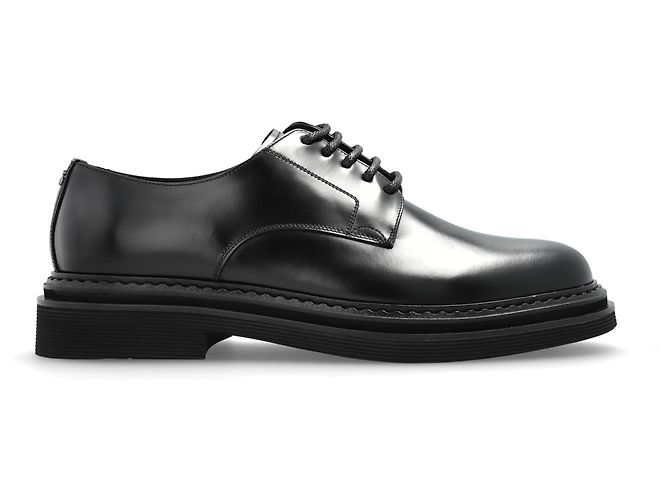 Scarpe Derby in pelle nera Dolce & Gabbana