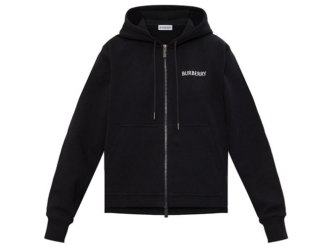 Burberry Harper Hoodie schwarz Baumwolle