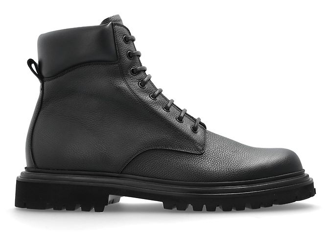 Dolce & Gabbana Black Leather Ankle Boots