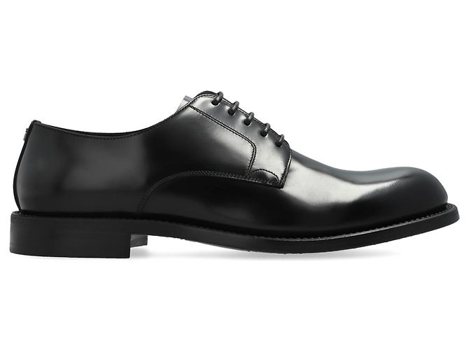 Scarpe Derby in pelle nera Dolce & Gabbana