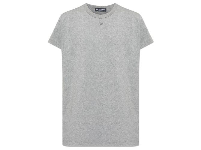 Dolce & Gabbana T-Shirt mit gesticktem Logo