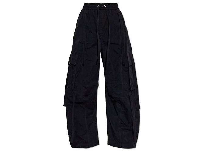 Dolce & Gabbana Cargohose schwarz Baumwolle
