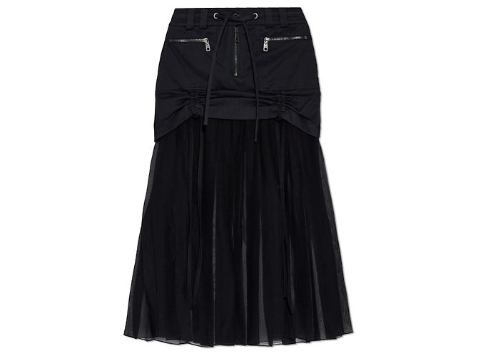 Dolce & Gabbana Rock mit plissiertem Saum