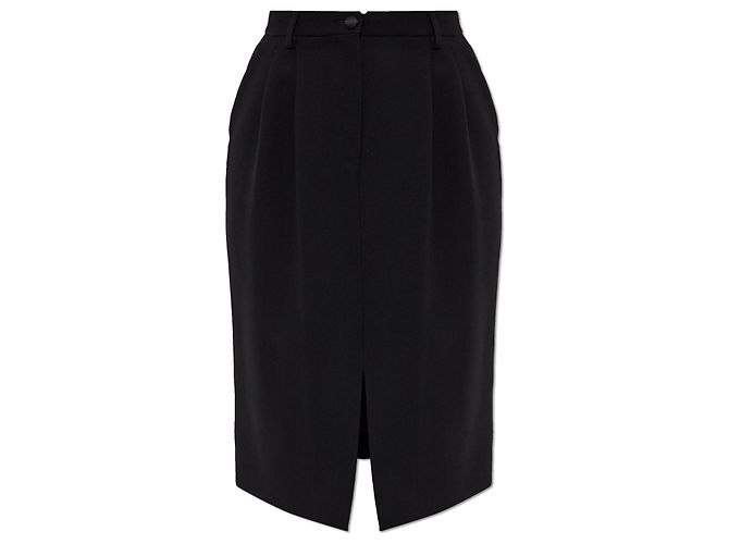 Dolce & Gabbana Wool skirt with front slit
