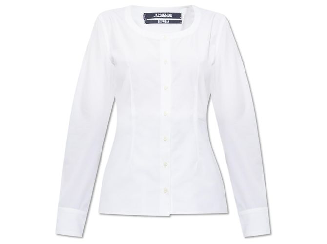 Camisa acinturada Jacquemus de algodão branco