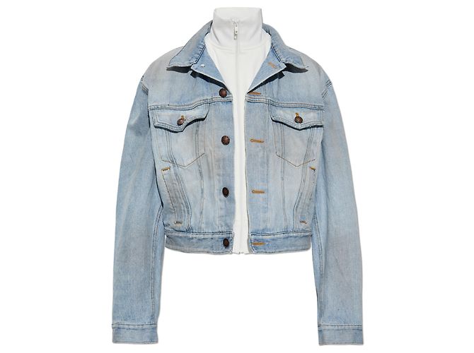 Balenciaga Chaqueta confeccionada con tejidos combinados