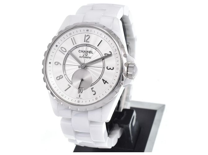 Chanel J12-365 Automatic Ceramic with Beige Gold Bezel 36