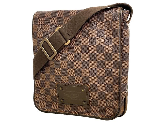 Borsa a spalla Louis Vuitton Damier Brooklyn PM