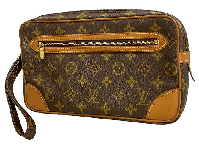 Borsa a pochette Louis Vuitton Monogram Marly Dragonne GM