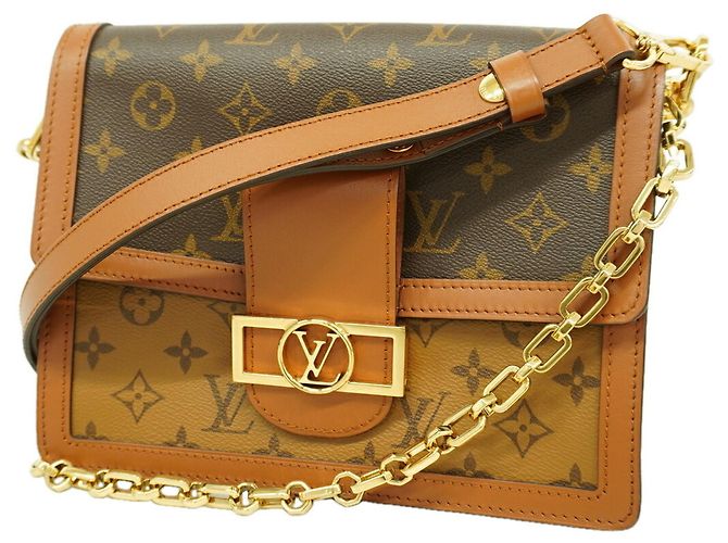Louis Vuitton Monogram Reverse Dauphine MM Handtasche