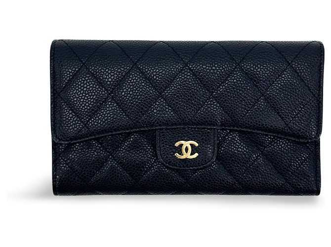 Chanel Timeless Long Wallet Lambskin Medium