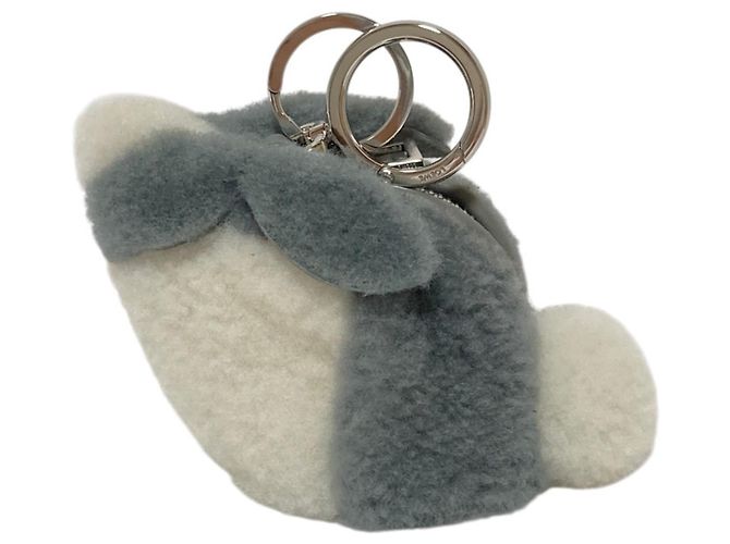 Porta-moedas Loewe Shearling Bunny Charm