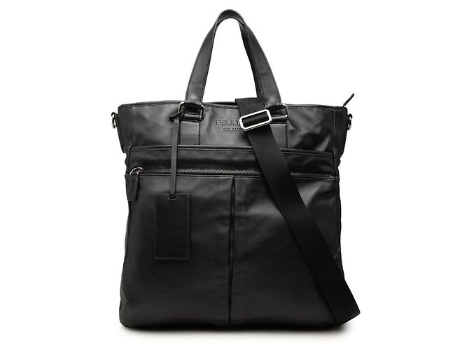 Borsa Tote Prada in pelle nera