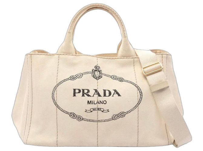 Bolso Tote Prada Canapa de lona