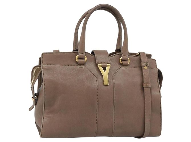 Autre Marque Saint Laurent Chyc Cabas Leather Medium