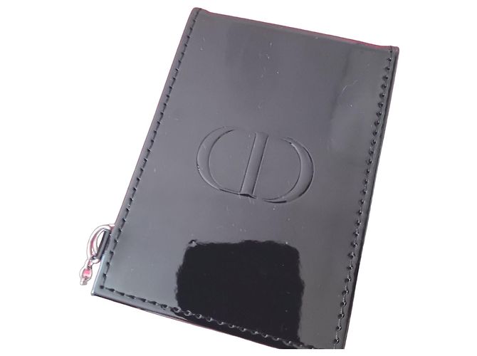 Dior Espelho de bolsa compacto com pingente CD e estrela