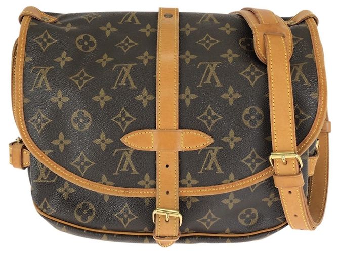 Borsa a spalla Louis Vuitton Monogram Saumur 30