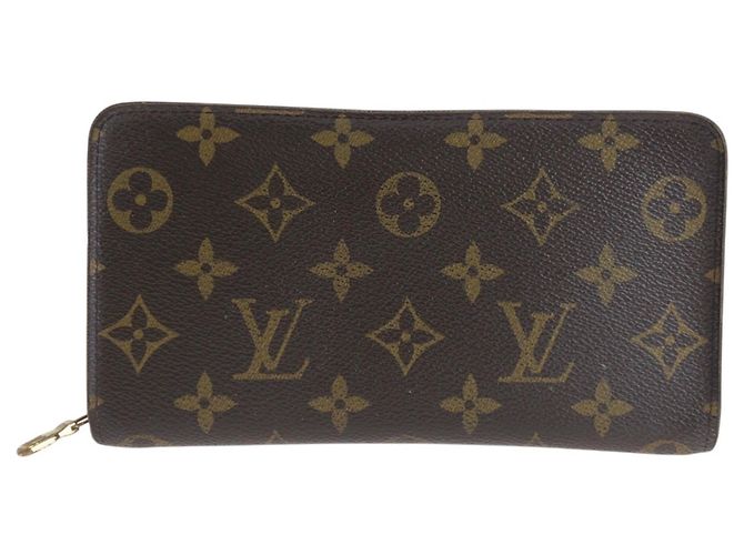 Portafoglio lungo con zip Louis Vuitton Monogram