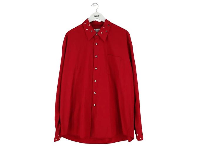 Autre Marque Camicia Our Legacy rossa in cotone XL