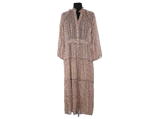 Ba&Sh mehrfarbiges Viskose Kleid