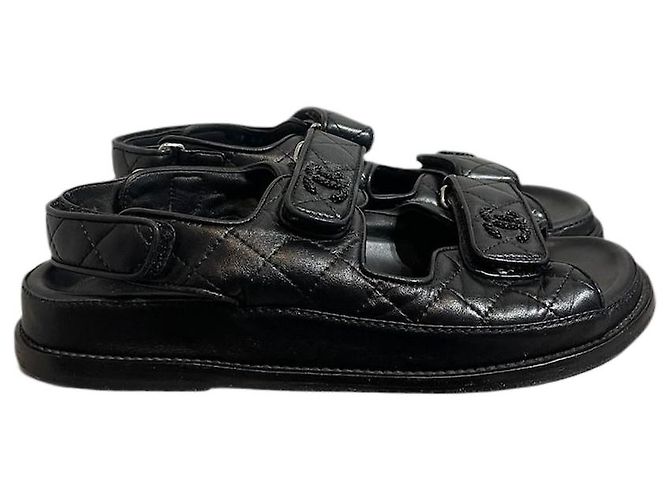 Sandali Chanel Dad neri T.35.5