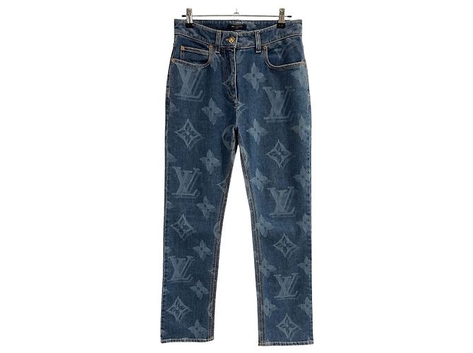 Jeans Louis Vuitton blu T.36
