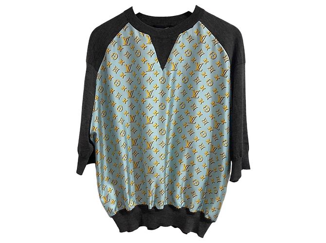 Pull Louis Vuitton gris T.XL