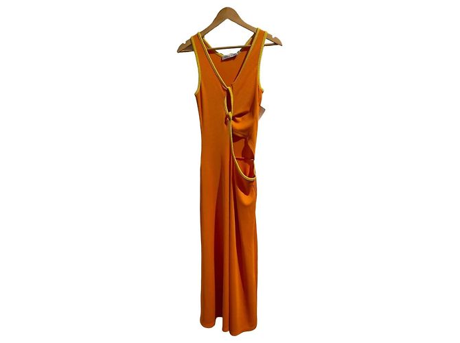 Autre Marque Christopher Esber Kleid orange T.38