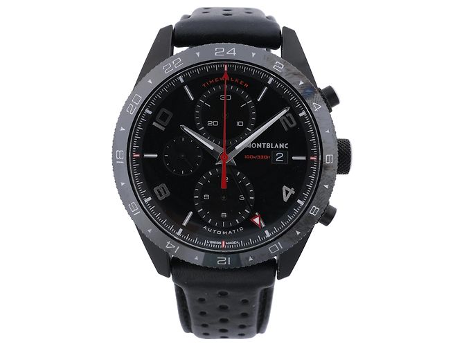 Montblanc Timewalker Automatic Wristwatch, ref 116102, quadrante nero