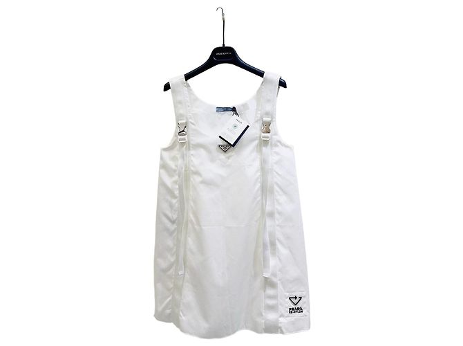Vestido Prada Branco de Algodão